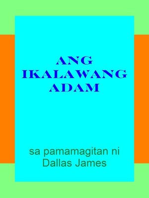 cover image of Ang Ikalawang Adam